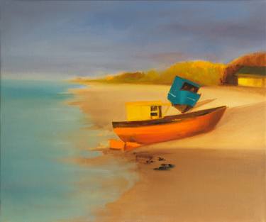 Print of Figurative Boat Paintings by Marta Zamarska