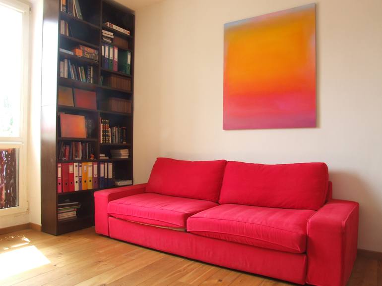 Original Abstract Expressionism Abstract Painting by Marta Zamarska