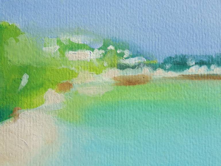 Original Impressionism Landscape Painting by Marta Zamarska