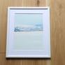 this piece is framed and ready to hang

18x24cm (unframed)

26x32cm (framed)

Inspired by Siberian landscape, Lake Baikal