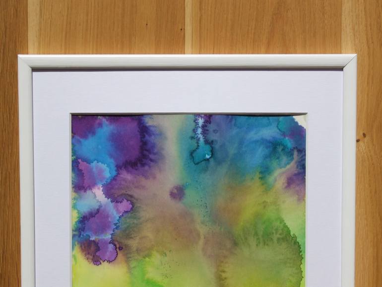 Original Abstract Floral Painting by Marta Zamarska