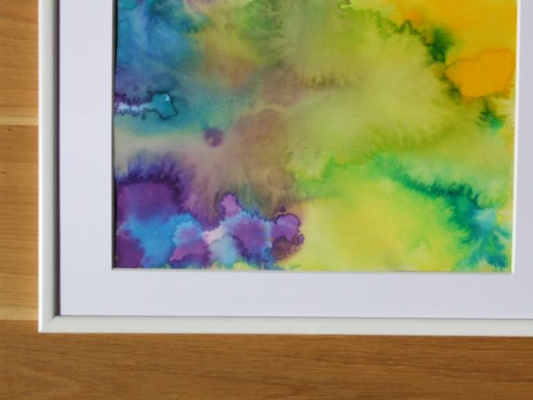 Original Abstract Floral Painting by Marta Zamarska