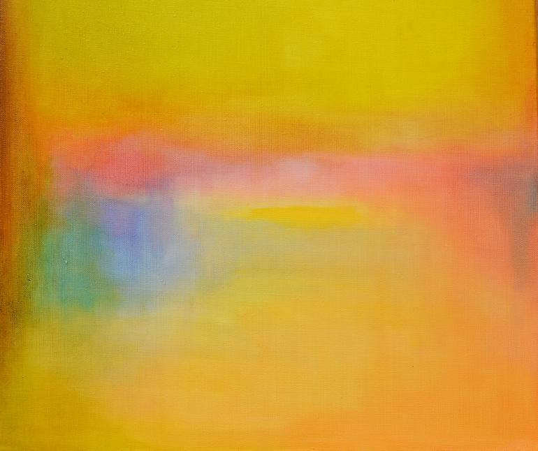 Original Abstract Expressionism Abstract Painting by Marta Zamarska