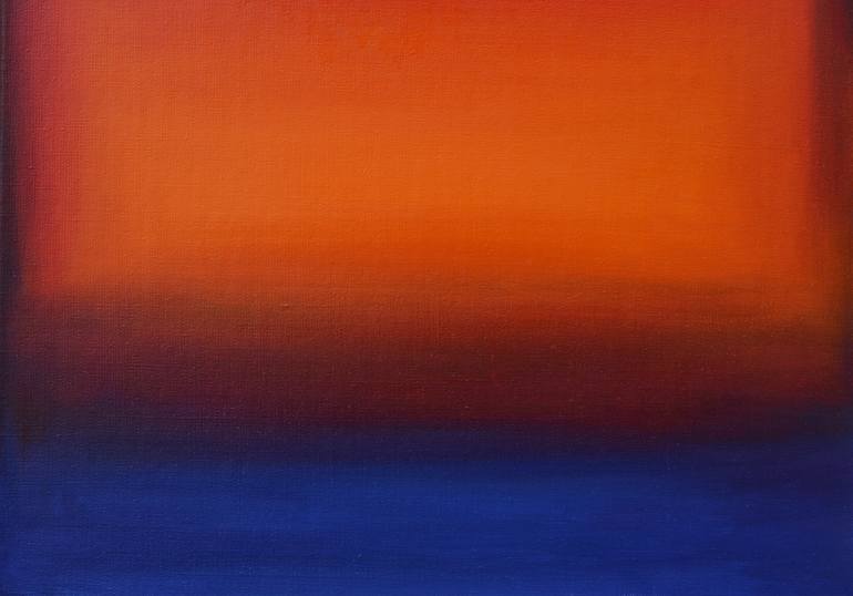 Original Abstract Expressionism Abstract Painting by Marta Zamarska