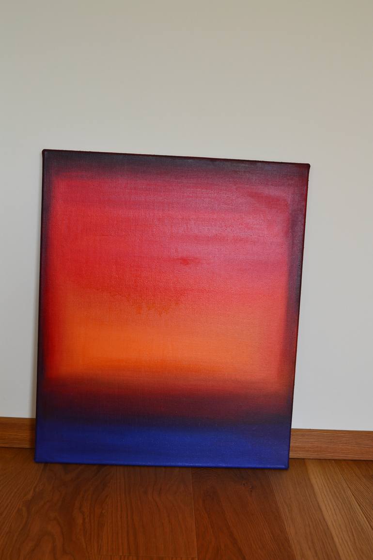 Original Abstract Expressionism Abstract Painting by Marta Zamarska