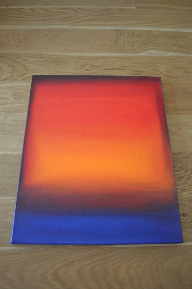 Original Abstract Expressionism Abstract Painting by Marta Zamarska