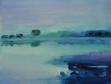 Print of Impressionism Landscape Paintings by Marta Zamarska