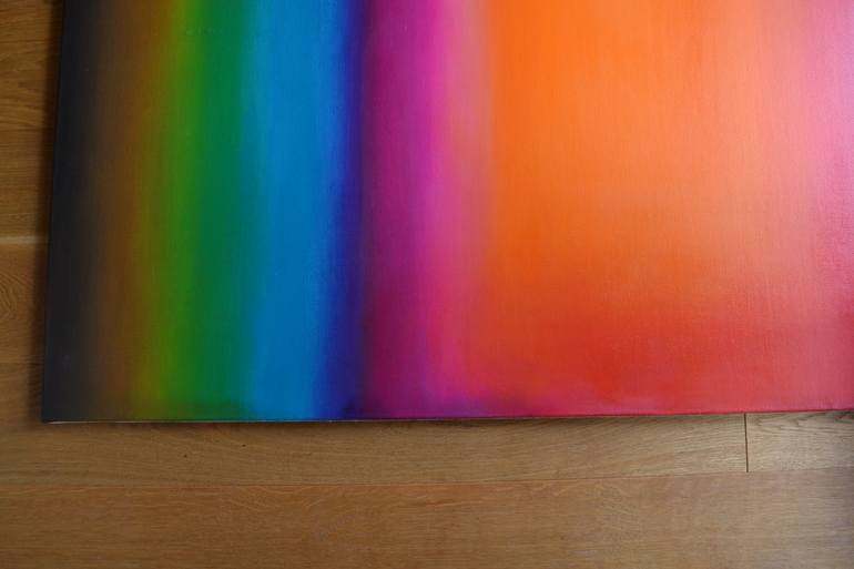 Original Abstract Expressionism Abstract Painting by Marta Zamarska