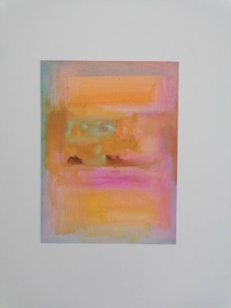 Original Abstract Expressionism Abstract Painting by Marta Zamarska