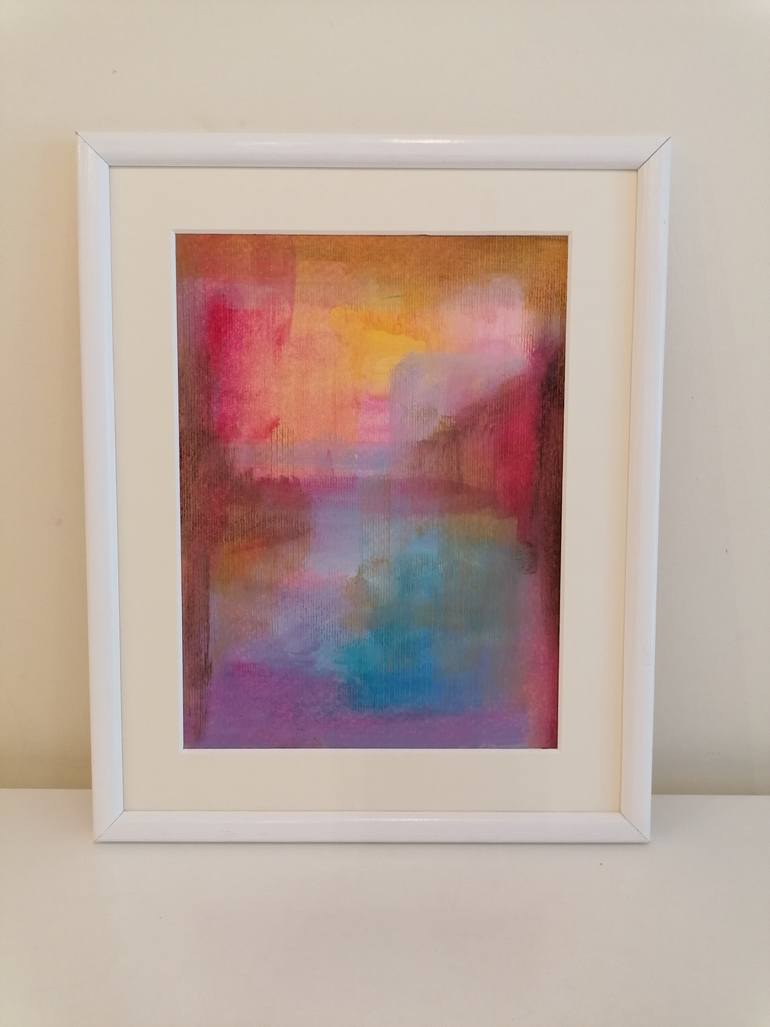 Original Abstract Expressionism Abstract Painting by Marta Zamarska