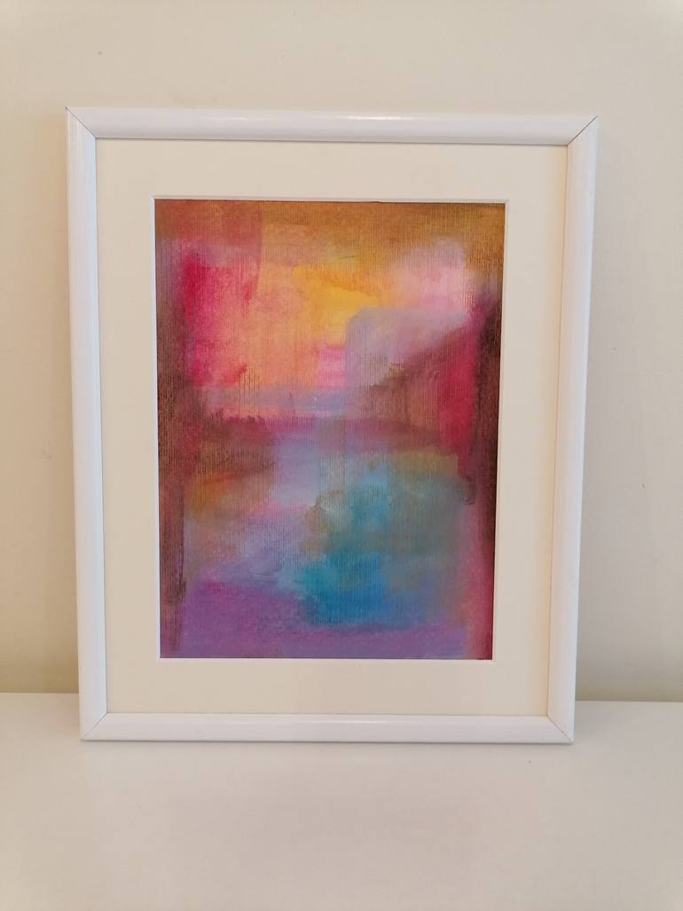 Original Abstract Expressionism Abstract Painting by Marta Zamarska