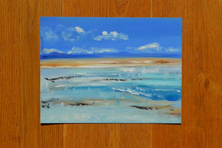 Original Impressionism Nature Painting by Marta Zamarska