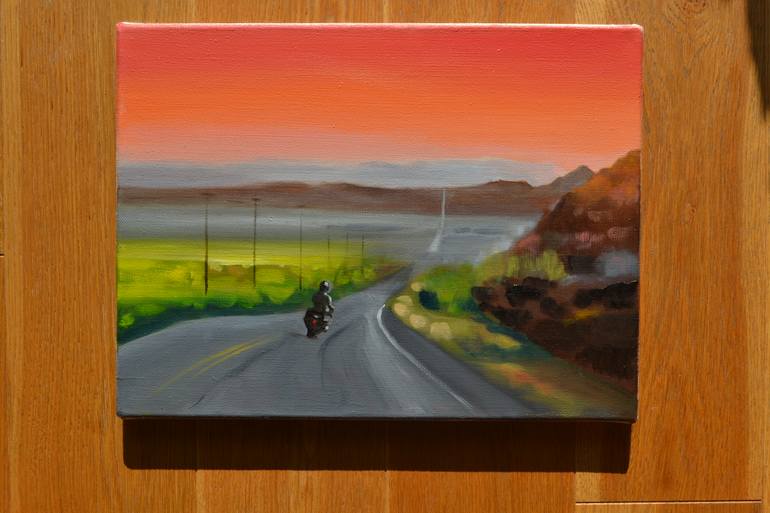 Original Impressionism Landscape Painting by Marta Zamarska