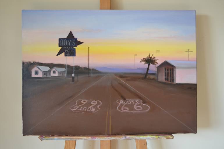 Original Impressionism Landscape Painting by Marta Zamarska