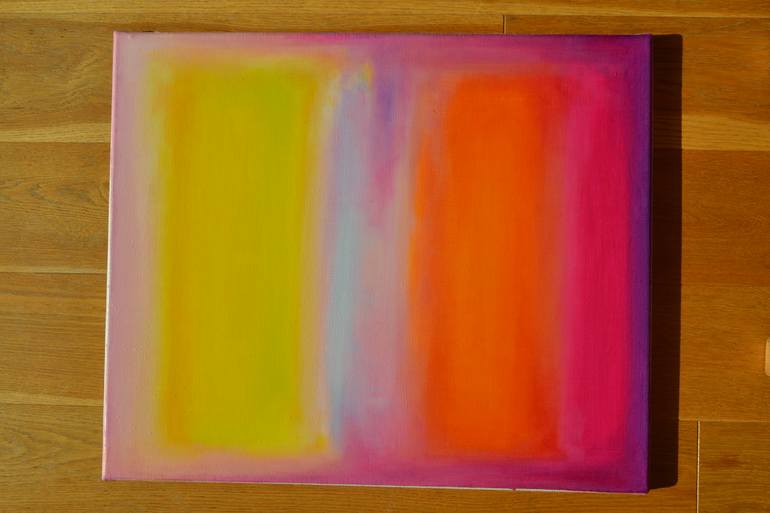 Original Abstract Expressionism Abstract Painting by Marta Zamarska