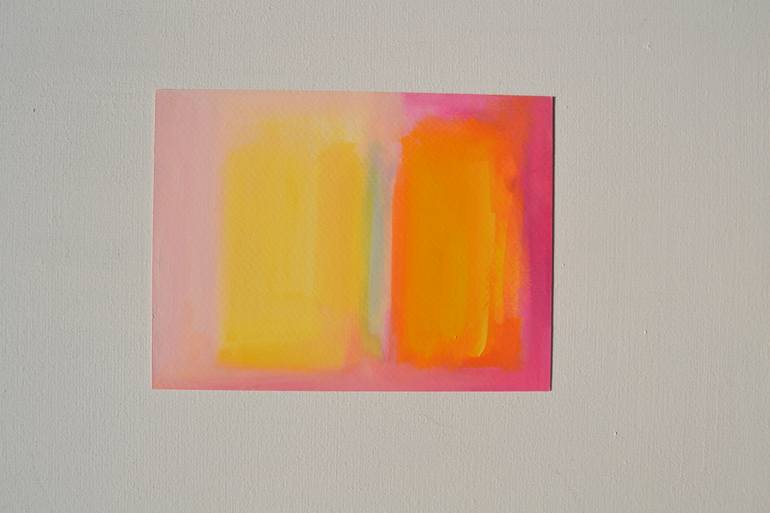 Original Abstract Expressionism Abstract Painting by Marta Zamarska