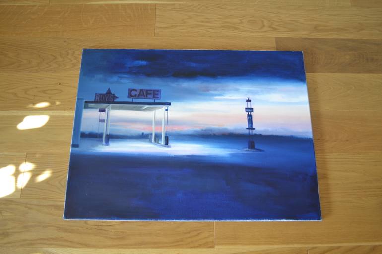 Original Impressionism Landscape Painting by Marta Zamarska