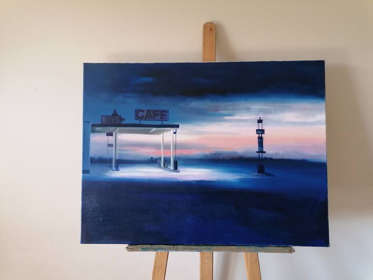 Original Impressionism Landscape Painting by Marta Zamarska