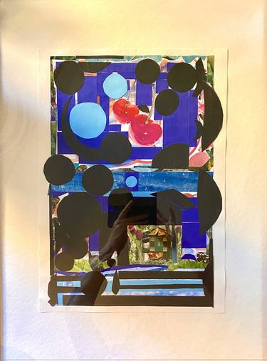 Original Conceptual Boat Collage by Mara Montanari