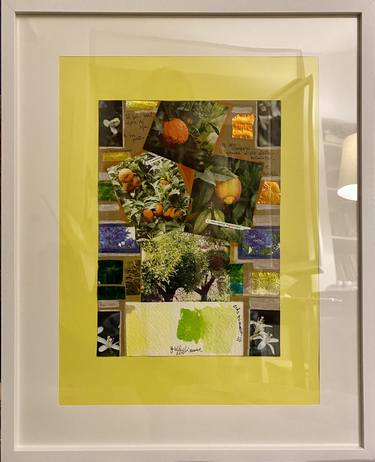Original Conceptual Garden Collage by Mara Montanari