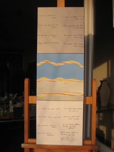 Print of Language Collage by mara montanari