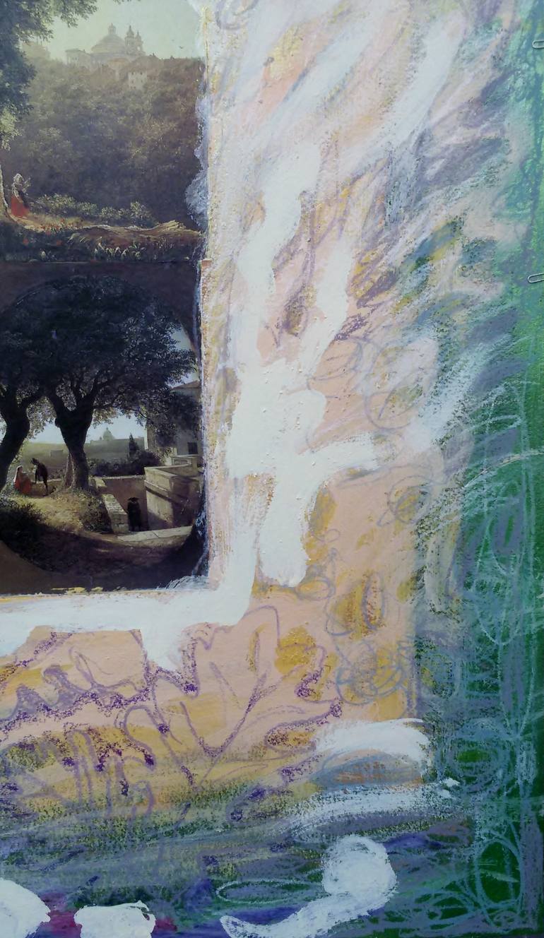 Original Abstract Landscape Painting by mara montanari