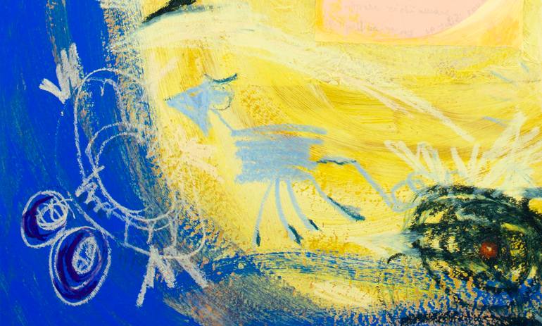 Original Abstract Fantasy Painting by Mara Montanari