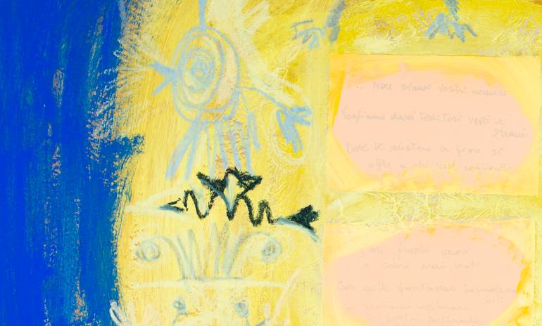 Original Abstract Fantasy Painting by Mara Montanari