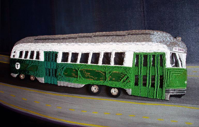 Original Conceptual Transportation Painting by The Lone Beader