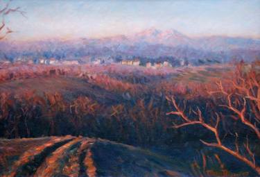 Winter sunset in Brianza -SOLD thumb