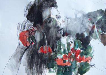 Print of Expressionism Nature Drawings by Fotini Hamidieli Martou