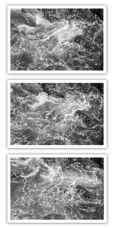 "Point Lobos Surf" triptych - 16x24 inches each thumb