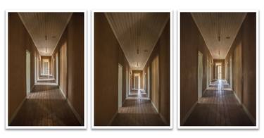"Ghost Hallway" (triptych) - 11x17 inches each thumb