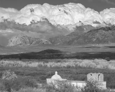 Tumacacori Mission & Clouds thumb