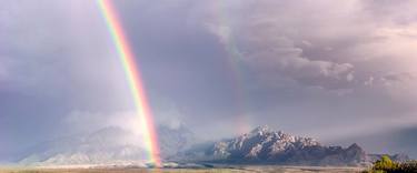 Double Desert Rainbow Panorama thumb