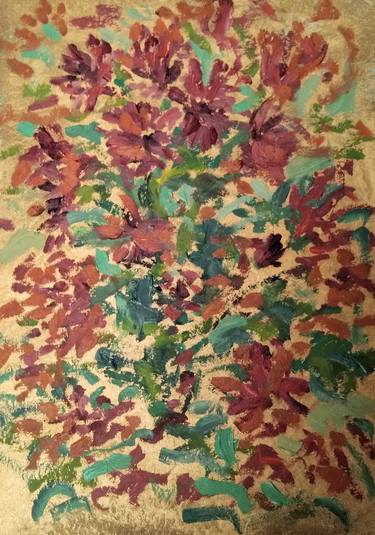 Original Impressionism Botanic Paintings by A E Green