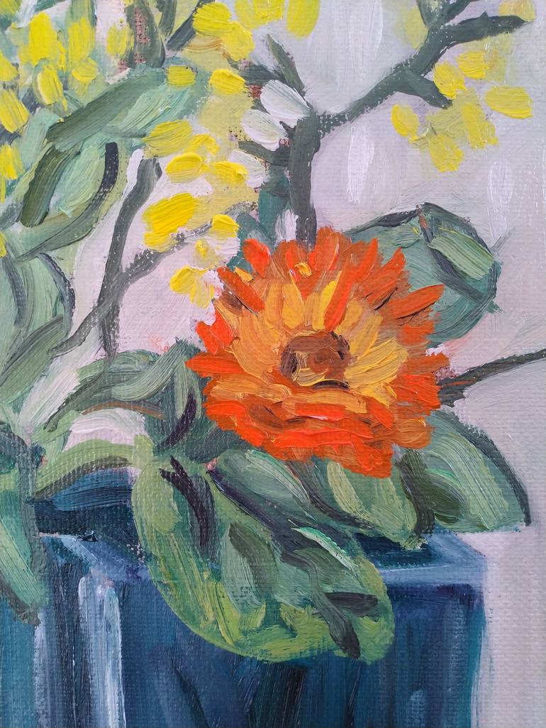 Original Impressionism Still Life Painting by A E Green