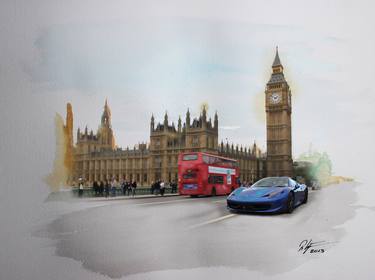 Original Car Paintings by Roger Lighterness