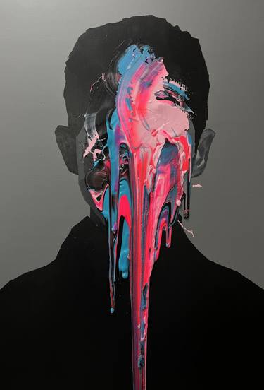 Original Abstract Portrait Paintings by Cheolhee Lim