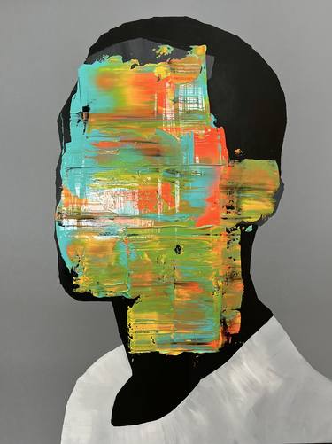 Original Abstract Portrait Paintings by Cheolhee Lim