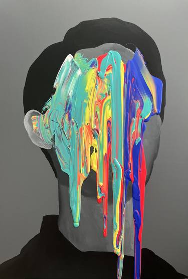 Original Abstract Portrait Paintings by Cheolhee Lim