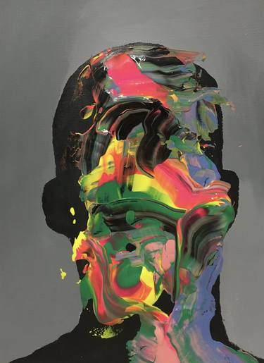 Print of Abstract Expressionism Portrait Drawings by Cheolhee Lim
