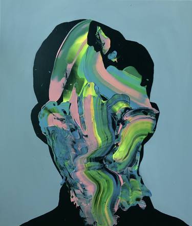 Original Abstract Expressionism Portrait Paintings by Cheolhee Lim