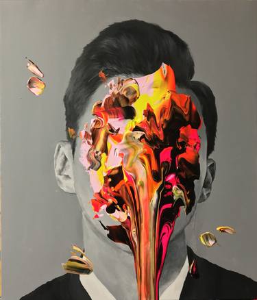 Print of Abstract Portrait Paintings by Cheolhee Lim