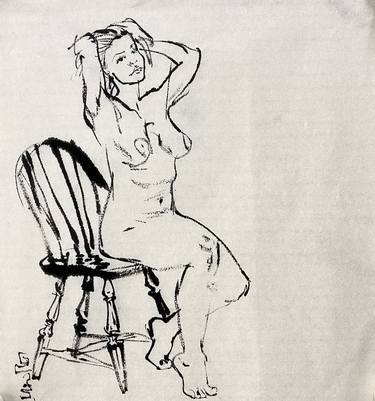 Original Nude Drawings by Gao Cheng