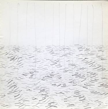 Original Abstract Expressionism Abstract Drawings by Gao Cheng
