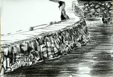 Print of Expressionism Landscape Drawings by Gao Cheng