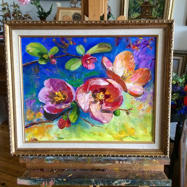 Original Floral Painting by Maryna Danylovych