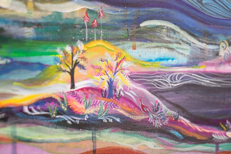 Original Abstract Expressionism Nature Painting by Kim Tateo