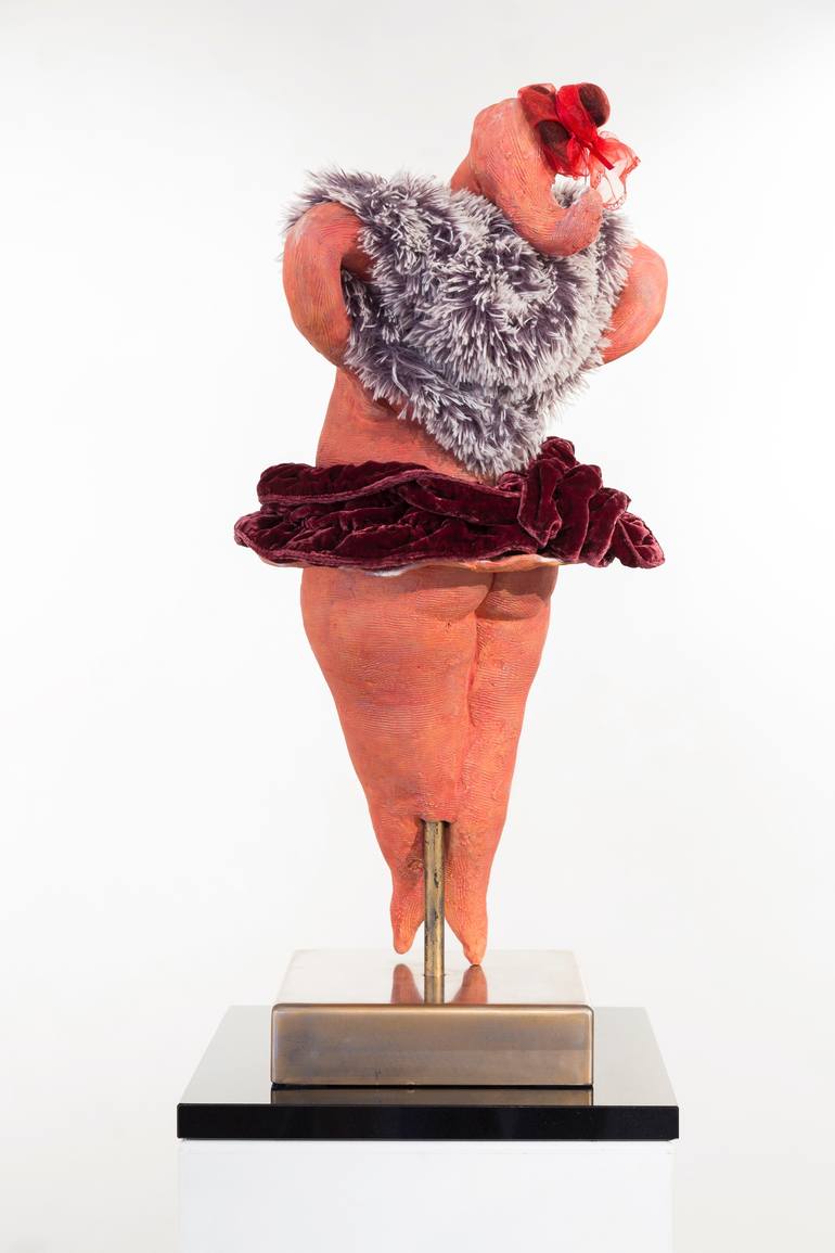 Original Figurative Women Sculpture by Brigitte Saugstad